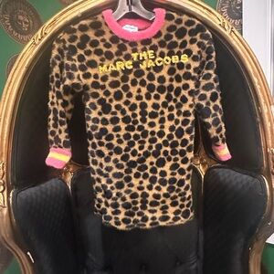 Marc Jacobs Kids Leopard Print Top - Brown and Pink, Size 6